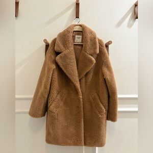Abercrombie & Fitch Cozy Brown Teddy Jacket